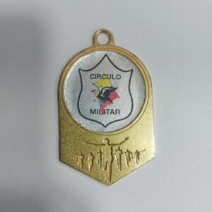 Medalla metálica 4.5cm x 7cm atletismo