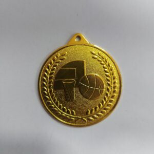 Medalla metálica 5cm basket