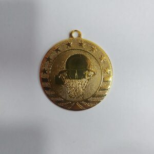 Medalla metálica 4cm basket