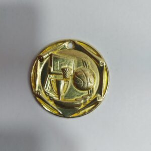 Medalla metálica 5cm basket